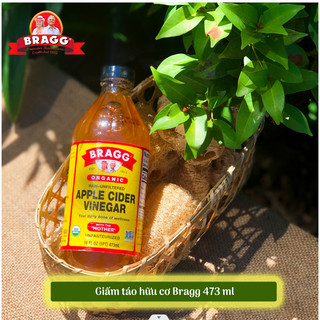 Giấm Táo Hữu Cơ 473ml Bragg Hỗ Trợ Tiêu Hoá, Detox Cơ Thể, Thanh Lọc Tự Nhiên – Natural Market