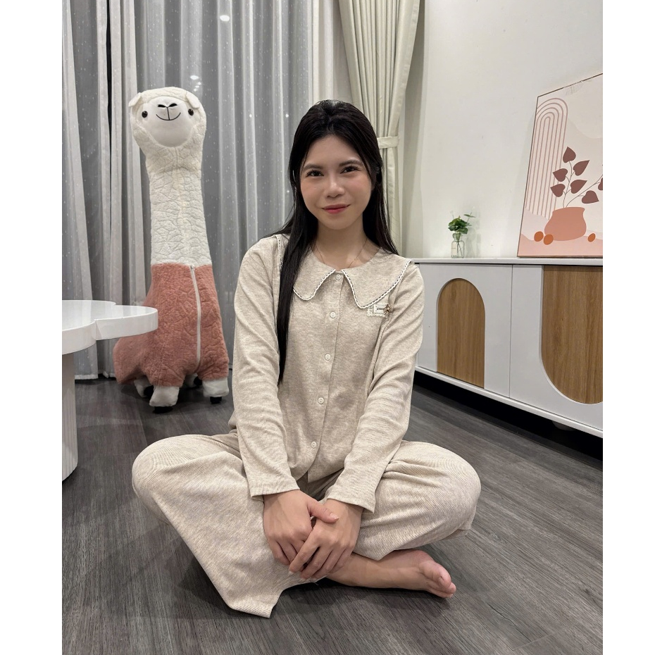 2026. [PIJAMA GẮN TAG] Sét chất len lông thỏ áo dài tay+ quần suông dài. Đủ size SMLXL 40kg- 70kg