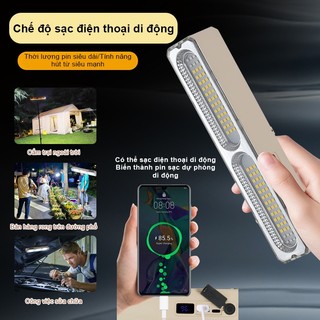Đèn Cắm Trại Khẩn Cấp Cầm Tay Tích Điện - Chống Nước IP66+ 4 Chế Độ Sáng Cảnh Báo Đổi Màu