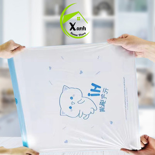 Túi Đựng Rác Dây Rút Sinh Học Tự Phân Hủy GD56 - Cuộn 100 Túi Đựng Rác Sinh Học 45x50cm Có Dây Rút