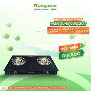 [ĐỘC QUYỀN ONLINE] Bếp gas đôi dương kính 2 lò Kangaroo KGGS69G2E