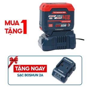 Combo Sạc p/in 20 cell Boshun BS-CB8000 Thích hợp dùng cho Máy Thổi, Máy Khoan, Mài, Quạt Đồ Cơ Khí