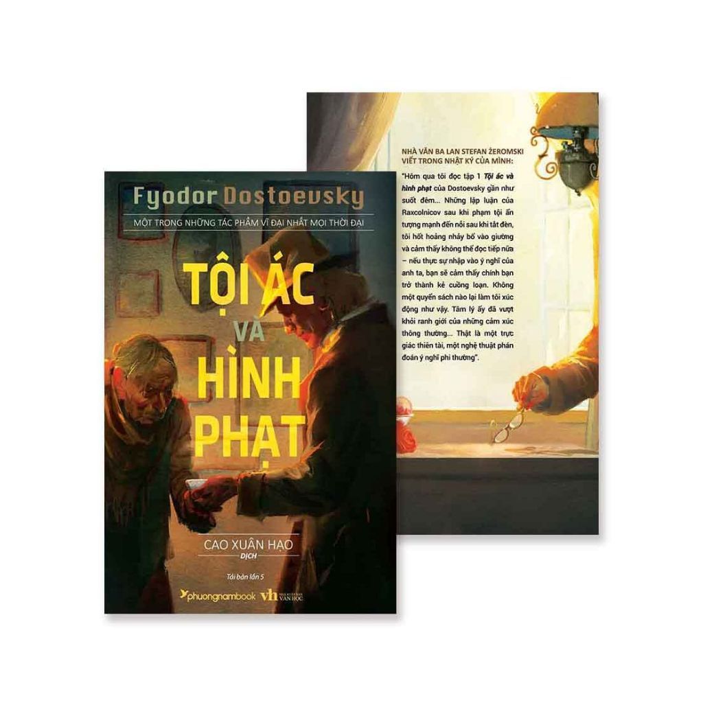 Sách - Tội Ác Và Hình Phạt (tái bản lần thứ 5) - Tác giả Fyodor Dostoevsky