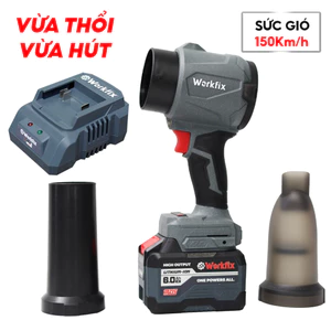 Thân Máy Thổi Hút Phân Lực Workfix WF-PL1000G – 2in1 Thổi & Hút 7KPA – Động Cơ Không Chổi Than