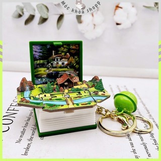 Móc Khóa Mini Phong Cảnh Việt Nam - Quà Tặng Sách Gấp 3D Tuyệt Vời Cho Người Yêu