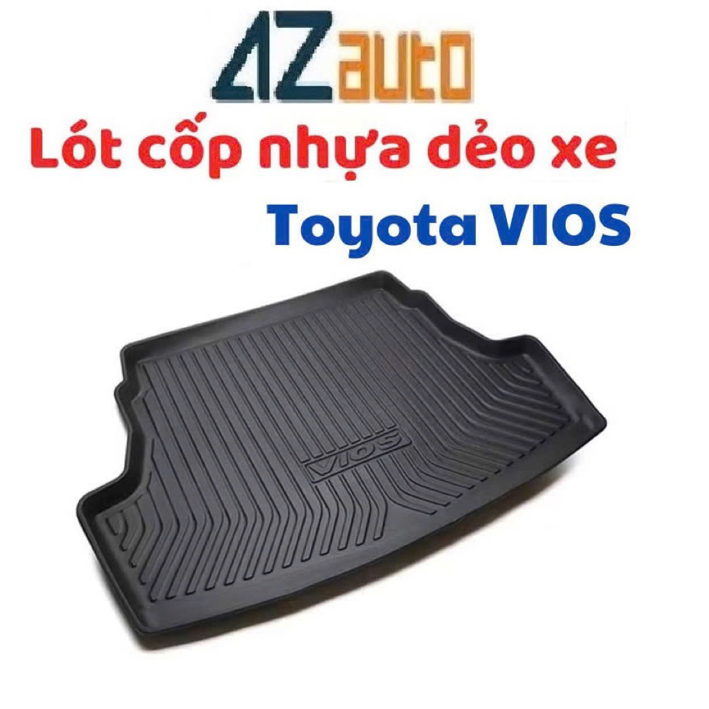 Lót cốp xe Toyota Vios 2018-2026 nhựa dẻo TPE nguyên sinh hàng cao cấp