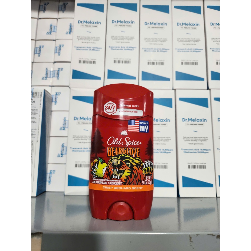 Sáp Khử Mùi, Giảm tiết mồ hôi Old Spice Bearglove 73g (Sáp trắng)