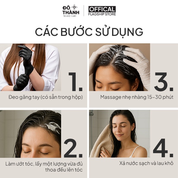 Dầu gội phủ bạc CHIBAS Nutrisse từ Olive oil và Vitamin B5 cho tóc chuẩn màu mềm mượt hộp 10 gói