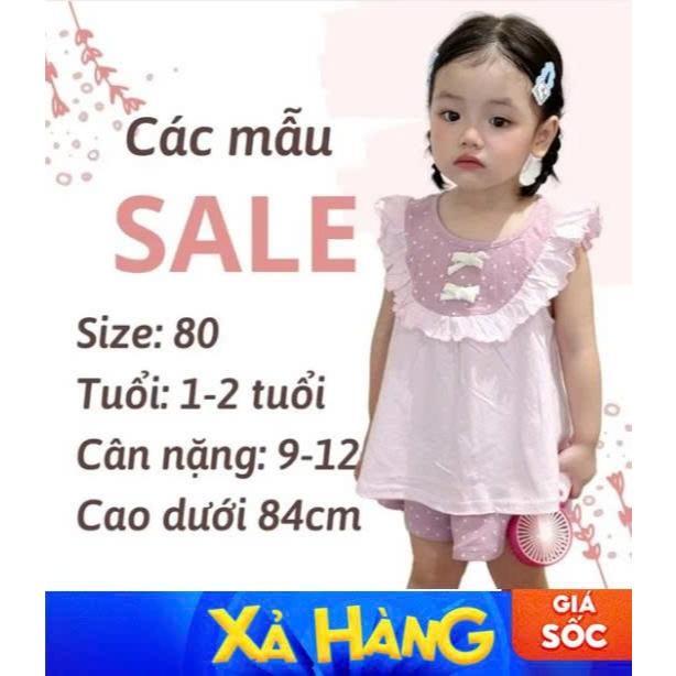 Sale các set quần áo cho trẻ em bé trai, gái mùa hè thu đông size 80 Miniumbabyfashion