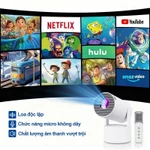 Máy chiếu mini Máy chiếu Gia Đình Loa Bluetooth Không dây Micro Full HD 4K Tự động Keystone WiFi 2.4/5G Kết nối Lớp học — ảnh 5