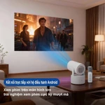 Máy chiếu mini Máy chiếu Gia Đình Loa Bluetooth Không dây Micro Full HD 4K Tự động Keystone WiFi 2.4/5G Kết nối Lớp học — ảnh 2
