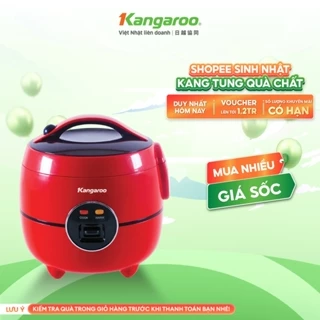 [LIVE X KANGAROO] Nồi cơm điện Kangaroo 1.2L loại cơ Model KG822
