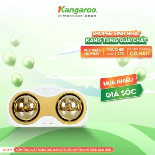 Đèn sưởi nhà tắm 2 bóng Kangaroo KGWH02V công suất 550W