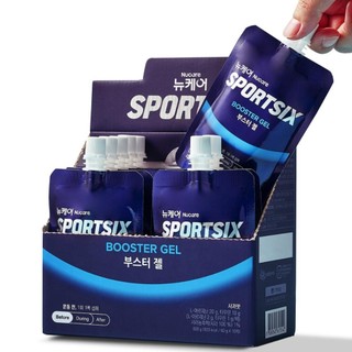 Dinh dưỡng trước tập thể thao Nucare SportSix Booster Gel gói 60g DAESANG WELLIFE Hàn Quốc