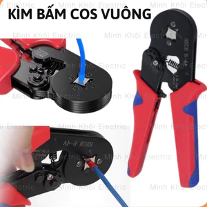 Kìm bấm cos vuông HSC4,kìm bấm cốt lục giác,kìm uốn dây điện,kềm bấm cos pin,kìềm bấm cos kim,kìm cos,kềm cos,kiềm cos
