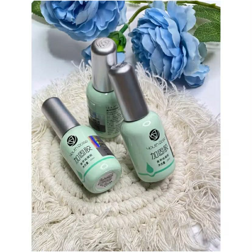 Set 3 Chai Gel Base Coat - Top Coat - Cứng Móng Youth Rose Chính Hãng 15ml