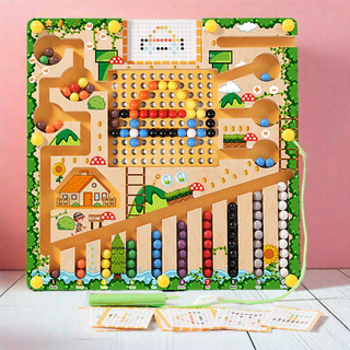 Bảng Mê Cung Từ Tính Magnetic Maze Cho Bé 5in1 - Đồ chơi Tư Duy, Kỹ Năng Toán Học, Quà Tặng Sáng Tạo Cho Bé 3+