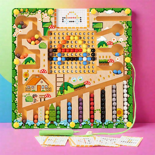 Bảng Mê Cung Từ Tính Magnetic Maze Cho Bé 5in1 - Đồ chơi Tư Duy, Kỹ Năng Toán Học, Quà Tặng Sáng Tạo Cho Bé 3+