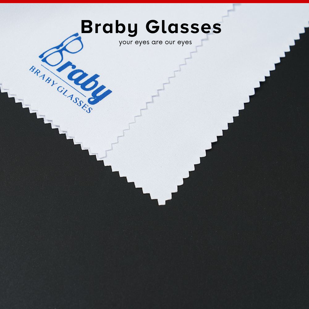 Khăn lau kính cận loạn chống bám hơi nước Combo 3 chiếc Braby chuyên dụng mềm mịn cao cấp đa năng