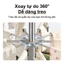 𝐅𝐔𝐑𝐍𝐈𝐒𝐇 𝐅𝐈𝐄𝐒𝐓𝐀 Cây Phơi Đồ Inox Cho Bé Gấp Gọn Thông Minh Xoay 360 Độ Cây Phơi Quần Áo Đa Năng 3 tầng 40 Kẹp Chắc Chắn