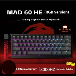 Chính hãng bàn phím cơ gaming MAD68 HE  8000hz hàng chính hãng