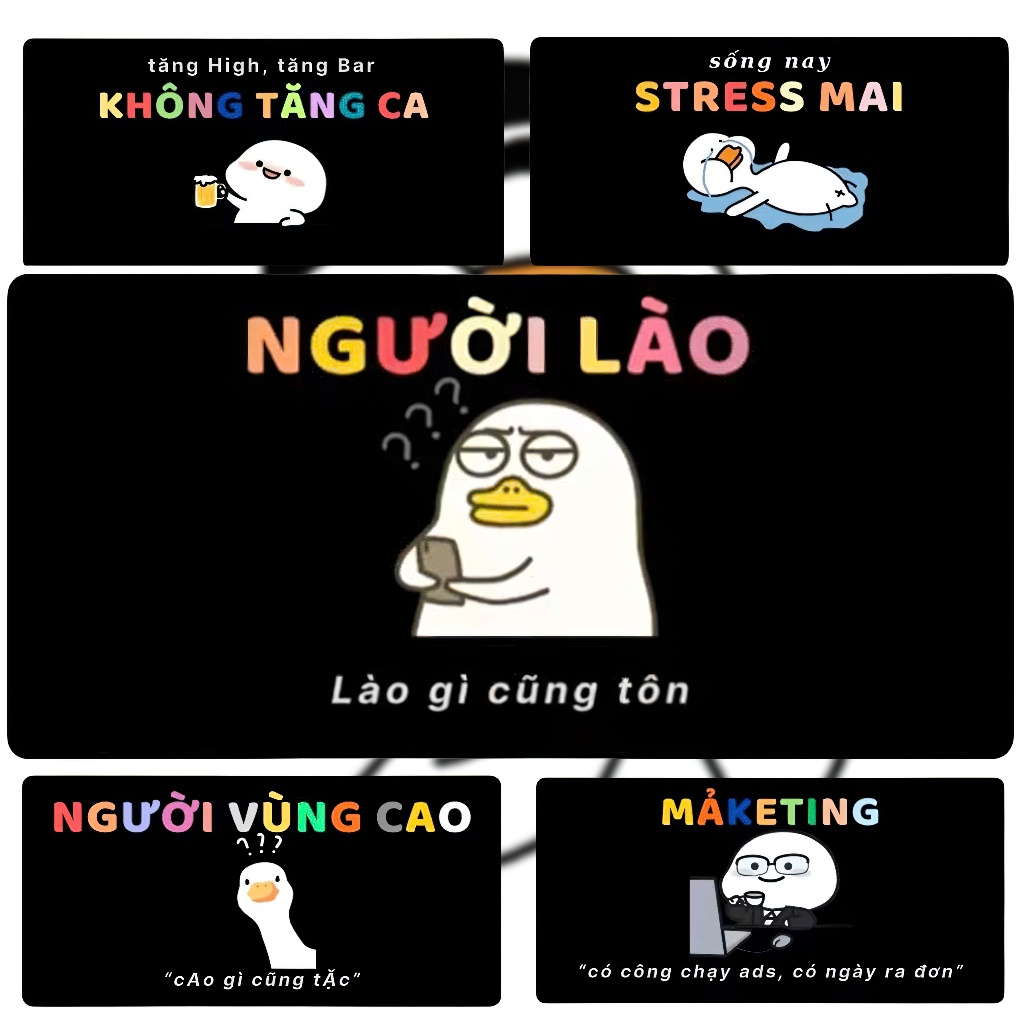 Lót Chuột, Pad Chuột Meme Hài Hước Vua Lót Chuột Mousepad Dễ Thương Làm ...