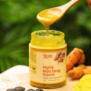 Mật Ong Nghệ Sachi Nguyên Chất Lạc Yên Foods Tinh Bột Nghệ & Mật Ong Nguyên Chất