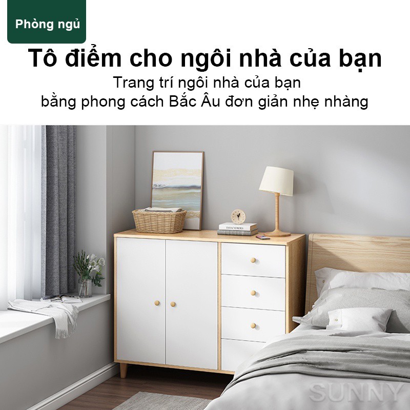 SUNNY Tủ đựng đồ ngăn kéo nhiều tầng dùng cho phòng khách sắp xếp vật dụng gọn gàng phù hợp không