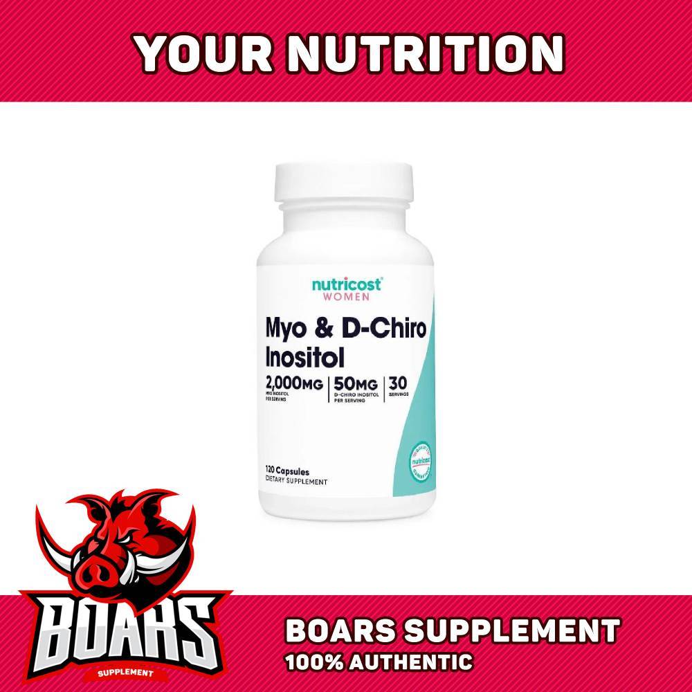 Nutricost Myo D-Chiro Inositol– Hỗ Trợ Nội Tiết Tố Nữ