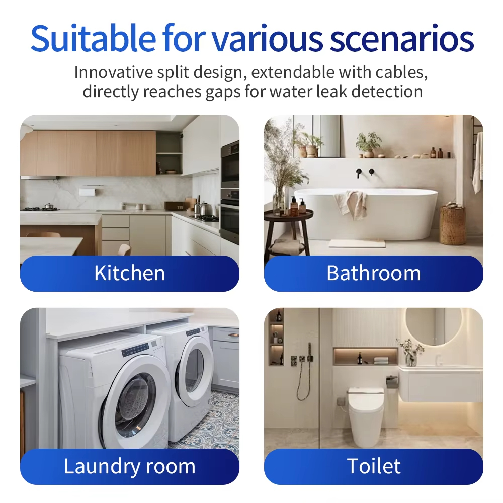 Shelly Flood Gen4 Cảm Biến Ngập & Rò Nước Wi-Fi + Zigbee + BLE Báo Động Real-time & Push Notification IP44