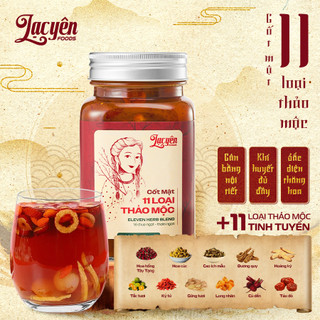 Cốt Mật 11 Loại Thảo Mộc Lạc Yên Foods - Đạt Chứng Nhận ISO 22000, Có Topping Táo Đỏ & Kỷ Tử