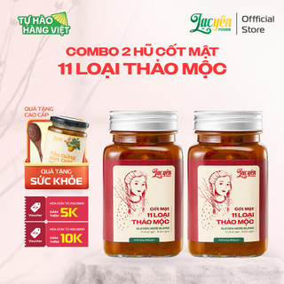 Combo 2 Hũ Cốt Mật 11 Loại Thảo Mộc Lạc Yên Foods Thơm Đậm Thảo Mộc Tự Nhiên Vị Chua Ngọt Thanh Mát
