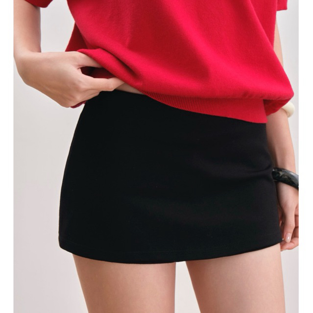 MÌ - CHÂN VÁY NGẮN CẠP THẤP CHỮ A - JUDY SKIRT