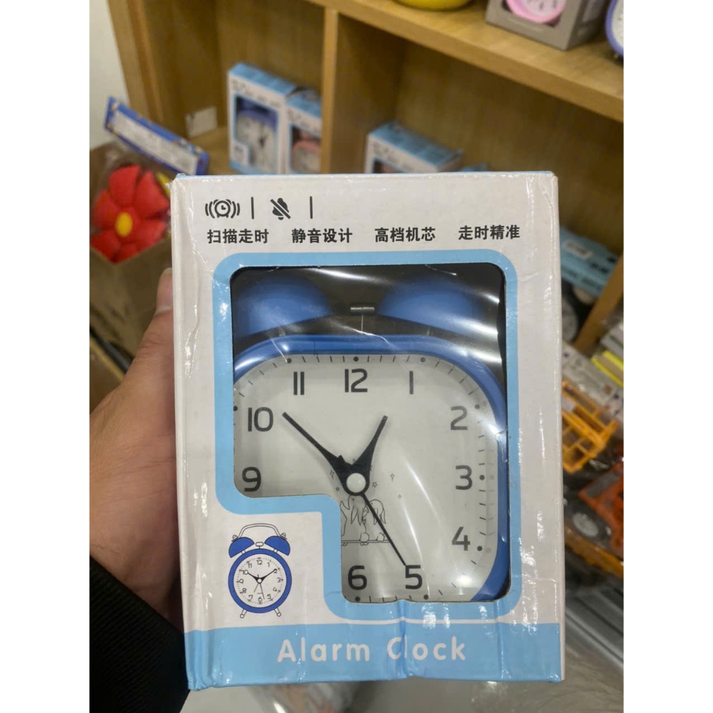 Đồng Hồ Báo Thức Chuông Lớn – Kim Trôi Êm Không Ồn, Chuông To