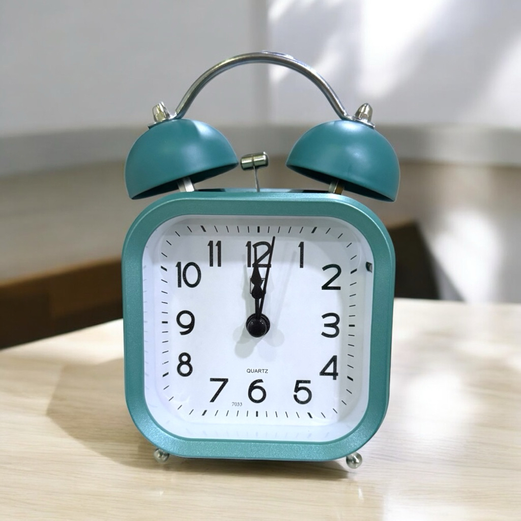 Đồng Hồ Báo Thức Chuông Lớn – Kim Trôi Êm Không Ồn, Chuông To