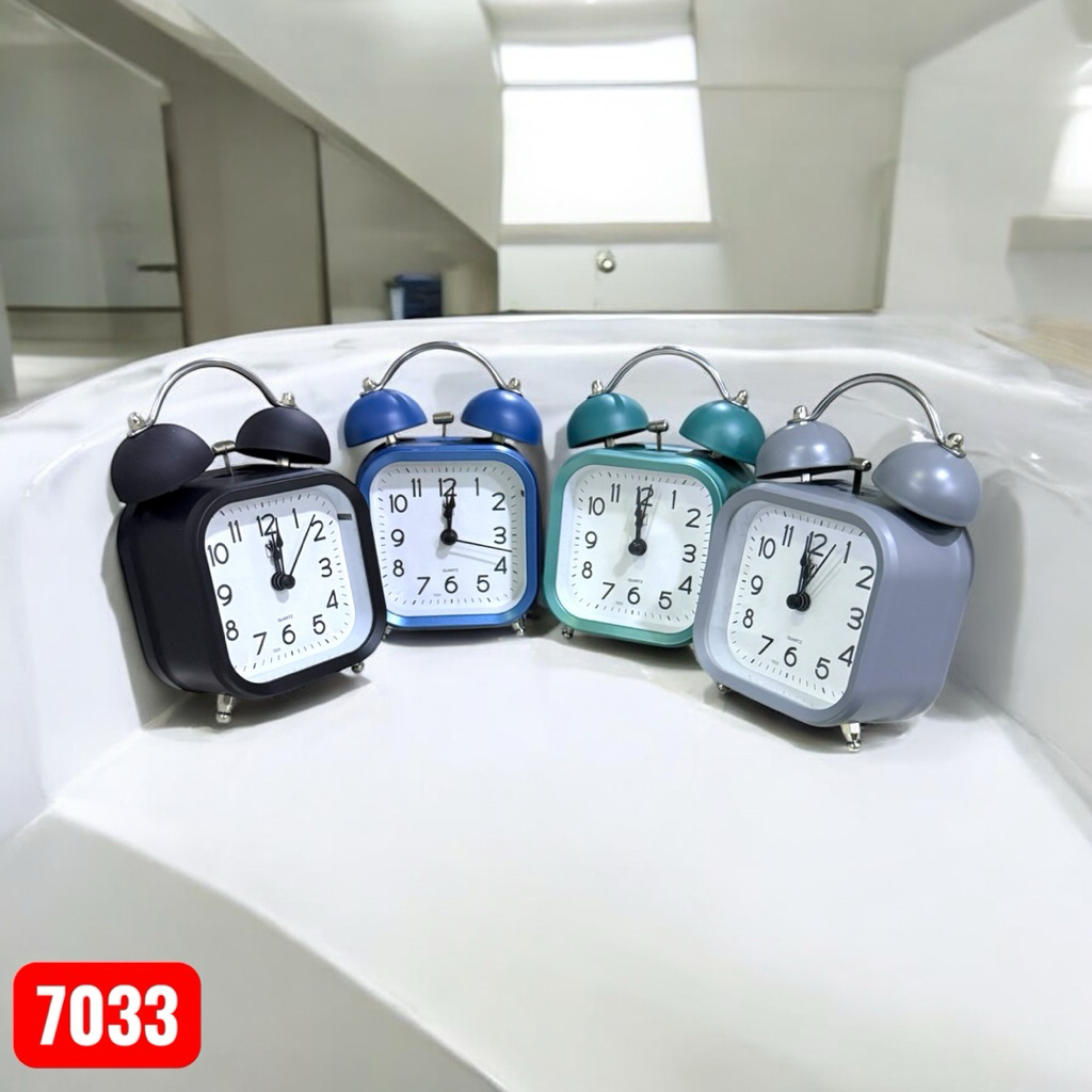 Đồng Hồ Báo Thức Chuông Lớn – Kim Trôi Êm Không Ồn, Chuông To
