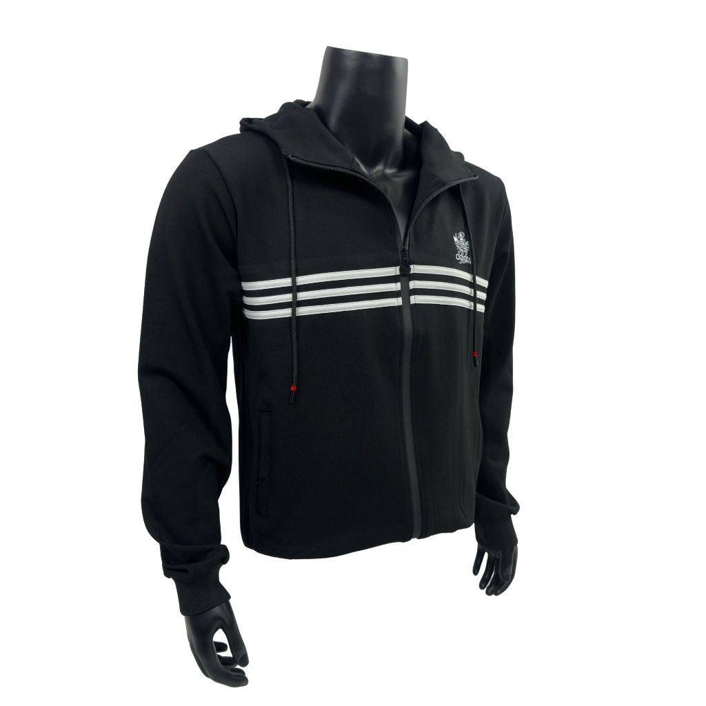 Áo Khoác Nam Addidaas Boy Phố Thiết Kế 3 Sọc Thể Thao Unisex Vải Nỉ Hàn Cao Cấp 019