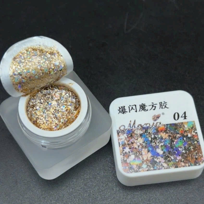 Gel Nhũ Đặc Huaxi Platinum Chính Hãng-Gel Nhũ Đặc, Siêu Bắt Sáng, Trang Trí Nail Cao Cấp