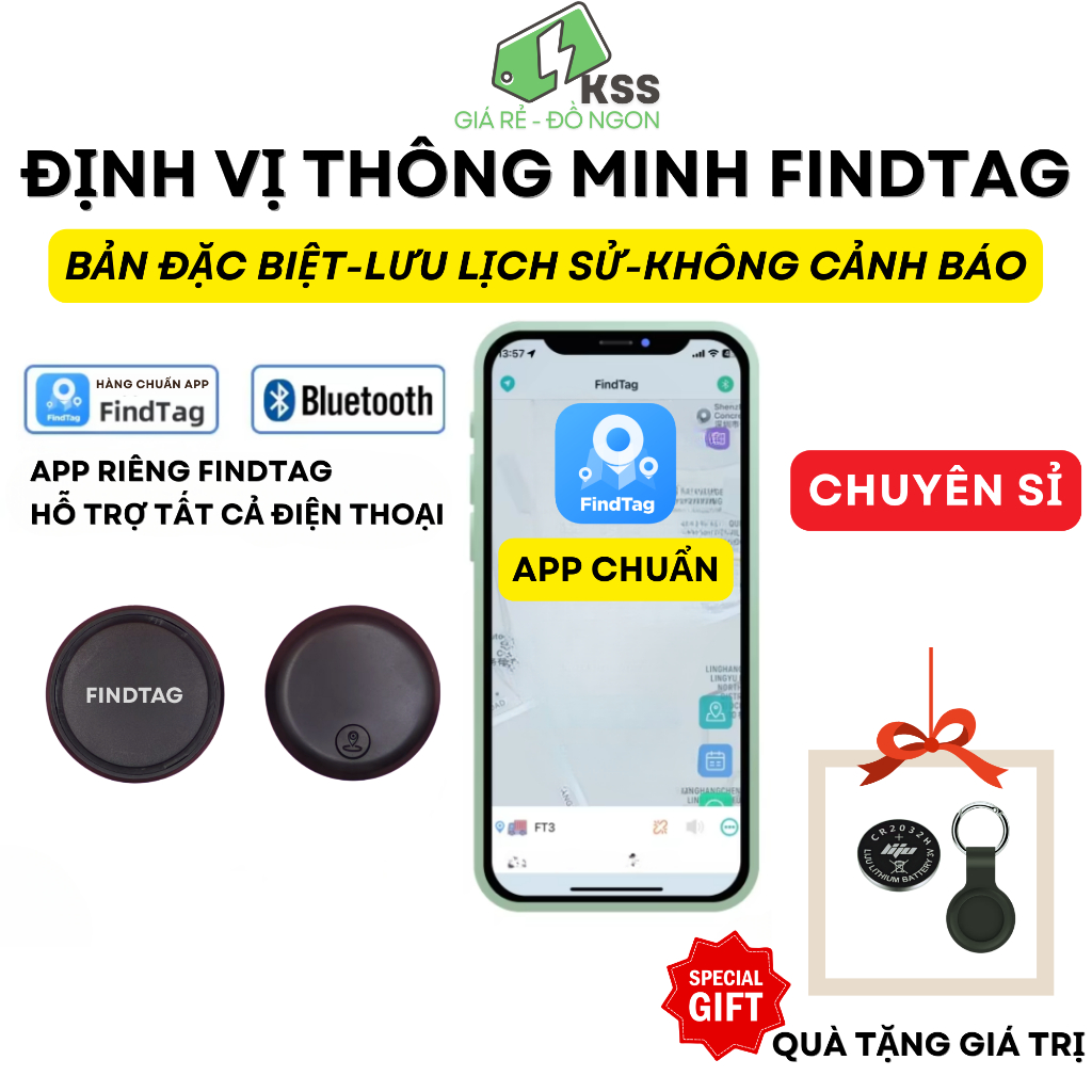 [Lưu Lịch Sử] Thiết Bị Định Vị Mini Smart Tag Gen 2 Có App FindTag cho ...