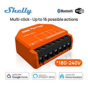 Shelly i4 Gen3 Bộ Cảm Ứng 4 Ngõ vào Thông Minh Wi-Fi + BLE Điều Khiển Scene & Tự Động Hóa Nhà Thông Minh