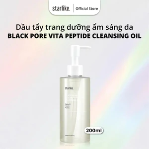 Dầu Tẩy Trang Dưỡng Ẩm Sáng Da BLACK PORE VITA PEPTIDE CLEANSING OIL Sạch Sâu 200ml