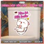 Miếng Dán Bồn Cầu Dễ Thương - Sticker Dán Bồn Cầu Cue Dùng Dán Trang Trí Toilet, Nhà Vệ Sinh, Tường - WC004