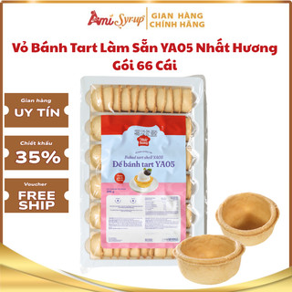 Vỏ Bánh Tart Làm Sẵn YA05 Nhất Hương Gói 66 Cái Nướng Sẵn Thơm Ngon Tiện Dụng