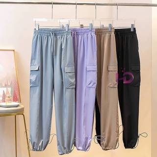 Quần jogger nữ, model: 99104.1.620 TUẤN HD (Mặc 2 Kiểu) - Túi Hộp Cạp Chun Dây Rút Ống Rộng
