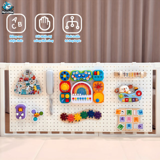 Bảng Bận Rộn Montessori, Đồ Chơi Đa Năng Hỗ Trợ Phát Triển Đa Giác Quan Cho Bé, Chất Liệu Nhựa An Toàn