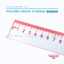 Thước Thẳng Trong Suốt 50CM, 100CM - Giúp Nhìn Rõ Đường Vẽ Phần Và Mẫu Rập Bên Dưới