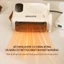_Quạt sưởi mini Qcooko, máy sưởi mini để bàn 2 chiều 2200W LÀM NÓNG TỨC THÌ,bảo vệ CHỐNG LẬT