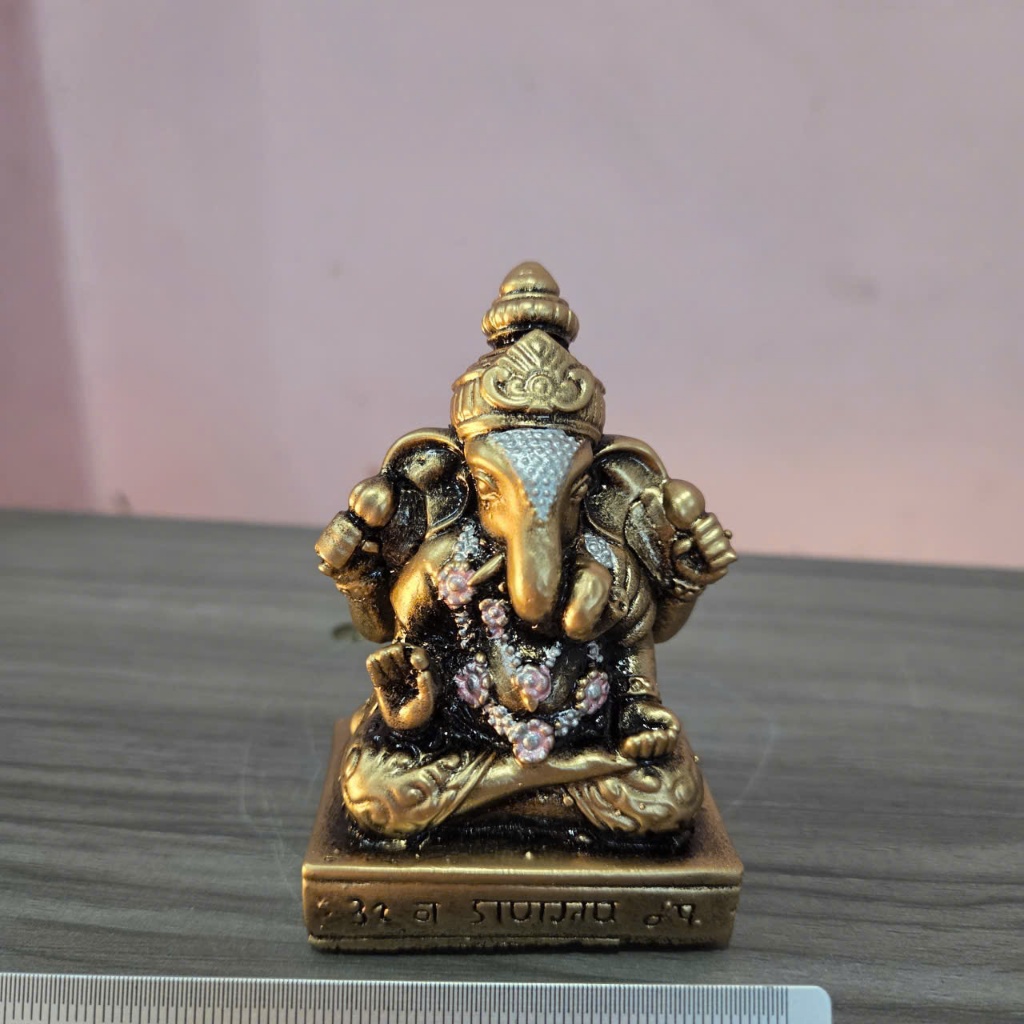 Tượng Decor Mini Thần Voi Ganesha 11cm Trang Trí Taplo ô tô hoặc Kệ Trang Trí Nhỏ Xinh