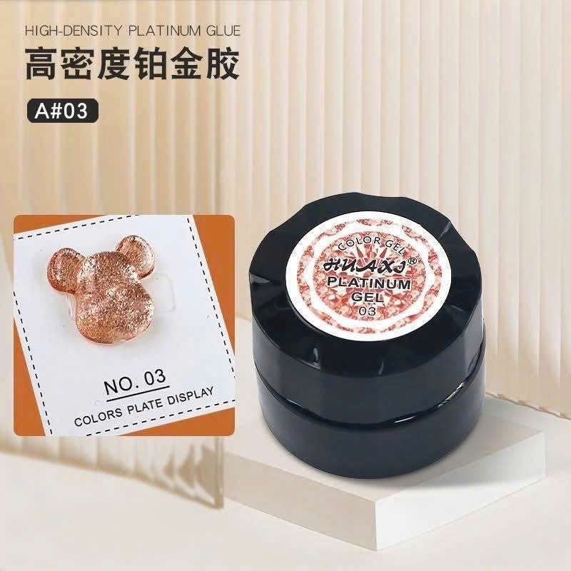 Gel Nhũ Đặc Vẽ Viền Móng- Gel Nhũ Đặc Trang Trí Nail Art, Lấp Lánh, Chuẩn Salon