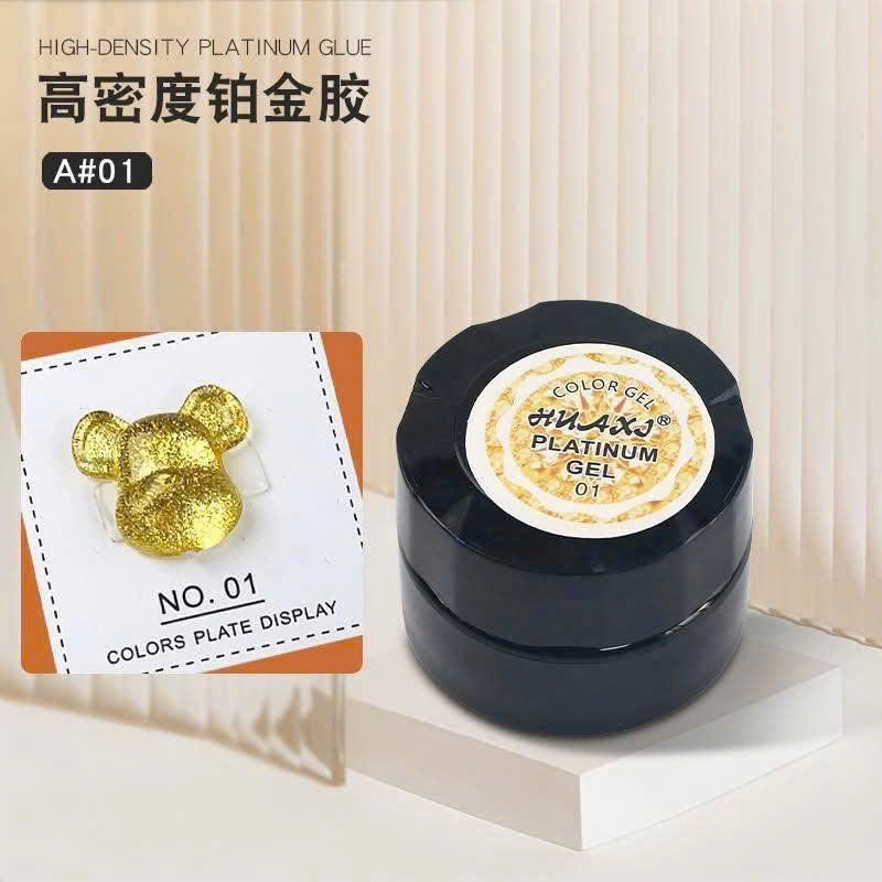 Gel Nhũ Đặc Vẽ Viền Móng- Gel Nhũ Đặc Trang Trí Nail Art, Lấp Lánh, Chuẩn Salon